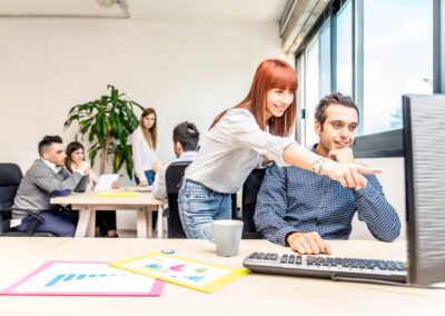 Besprechung in einem modernen Büro
